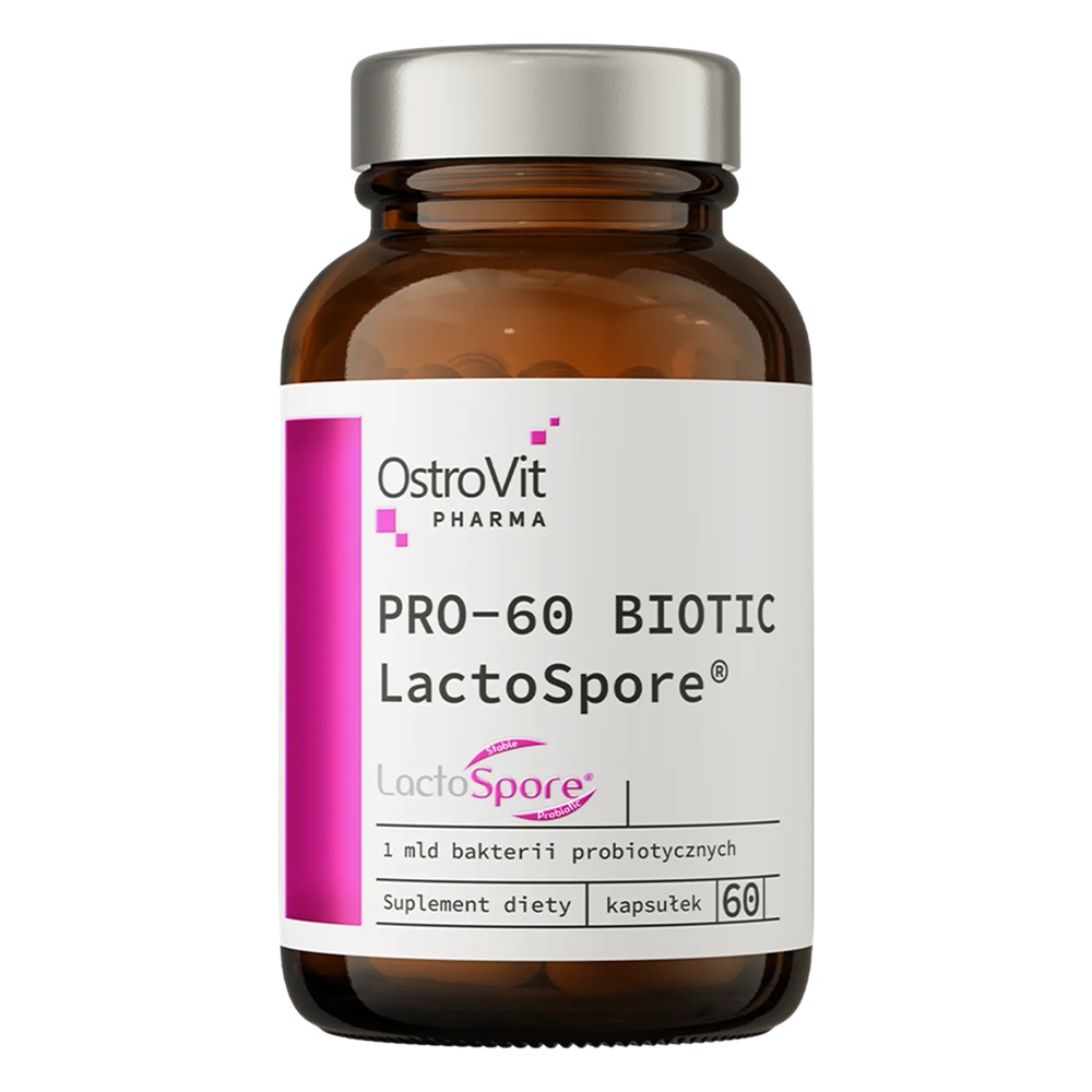 66103501741689983 PRO-60 BIOTIC LactoSpore suplement diety 60 kapsułek - obrazek 1