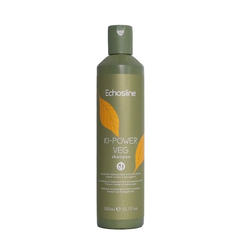 66113161677581929 Ki-Power Veg Shampoo szampon przygotowujący do odbudowy włosów 300ml - obrazek 1