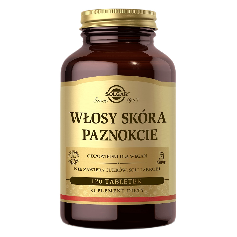 66128891760383168 Włosy Skóra Paznokcie suplement diety 120 tabletek - obrazek 1