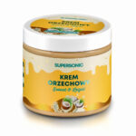 Krem orzechowy o smaku białej czekolady z owocami tropikalnymi 160g