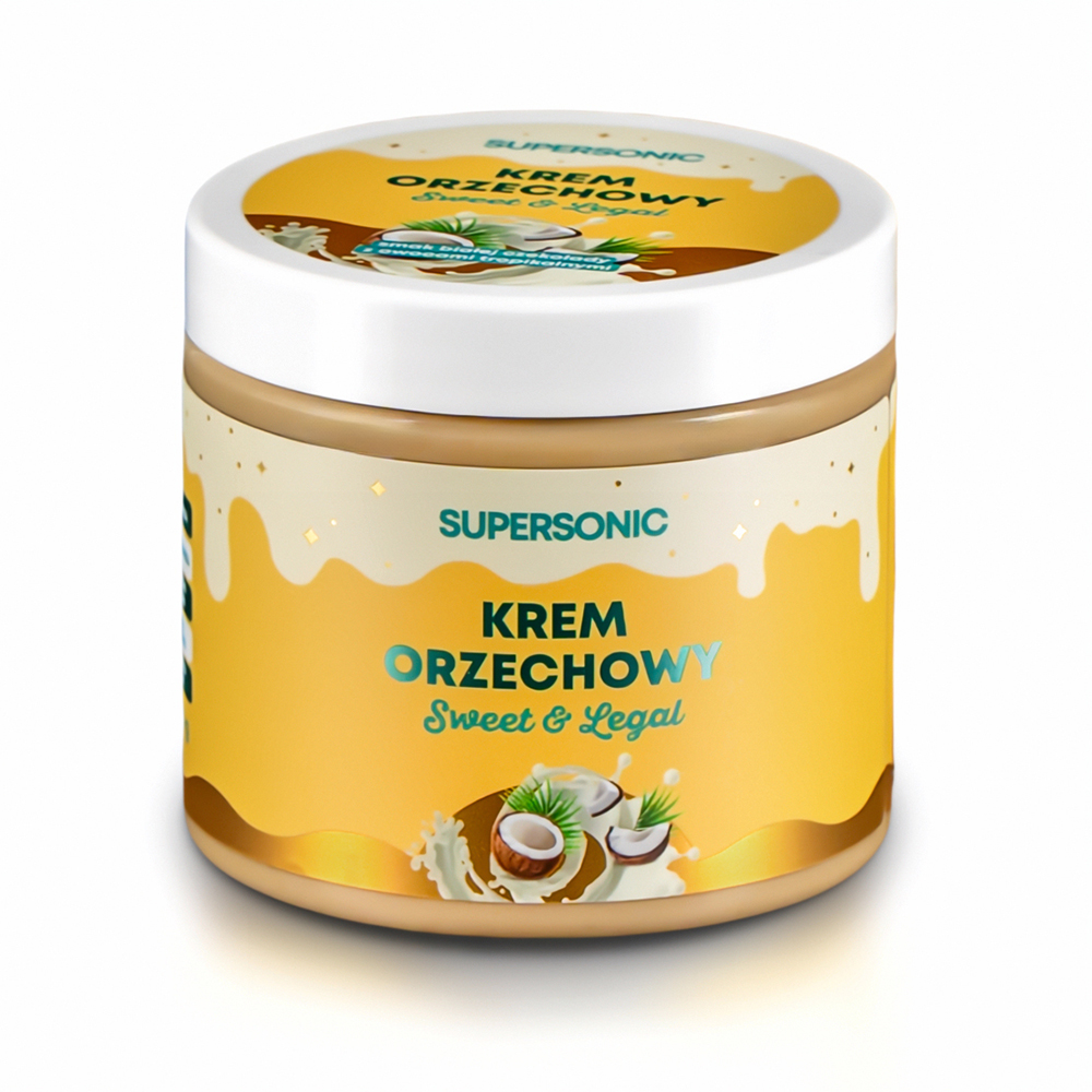 6616451695735832 Krem orzechowy o smaku białej czekolady z owocami tropikalnymi 160g - obrazek 1