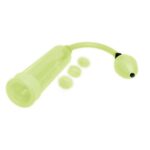 Glow In The Dark Penis Pump & Stamina Ring pompka do penisa i zestaw pierścieni White