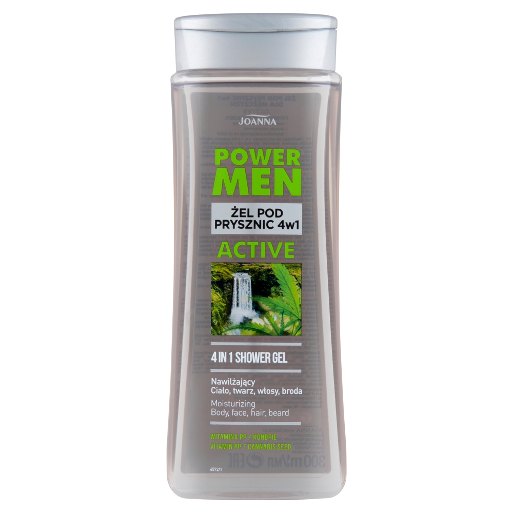 66261361662018757 Power Men Active żel pod prysznic 4w1 300ml - obrazek 1
