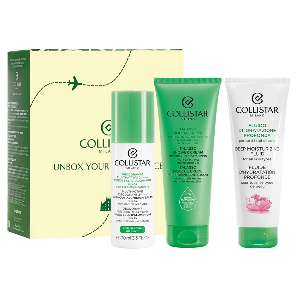66303701762253464 Unbox Your Confidence zestaw dezodorant w sprayu 100ml + fluid głęboko nawilżający 100ml + kremowy żel pod prysznic 100ml - obrazek 1