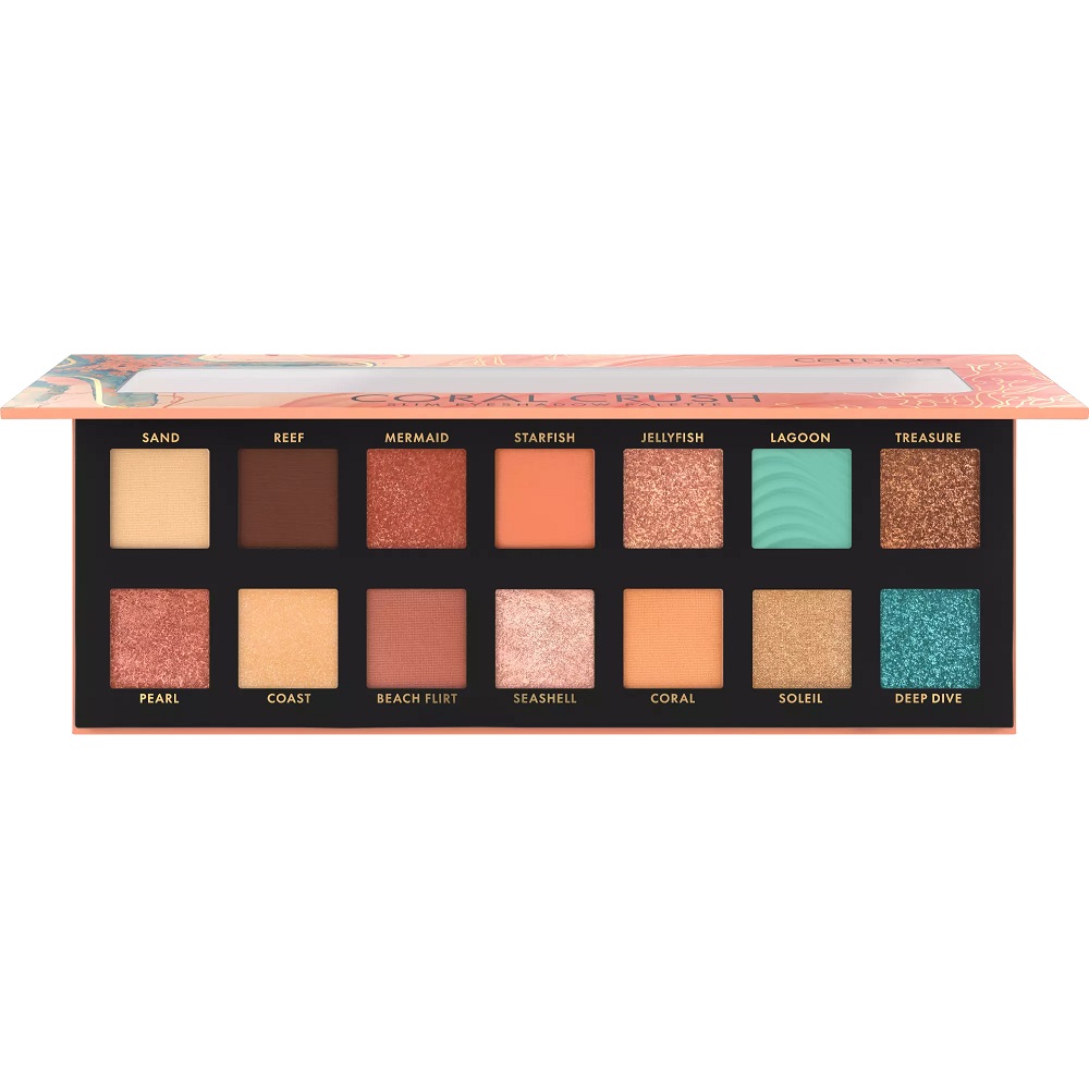 66330881725873671 Coral Crush Slim Eyeshadow Palette paleta cieni do powiek 030 Under the Sea 10.6g - obrazek 1