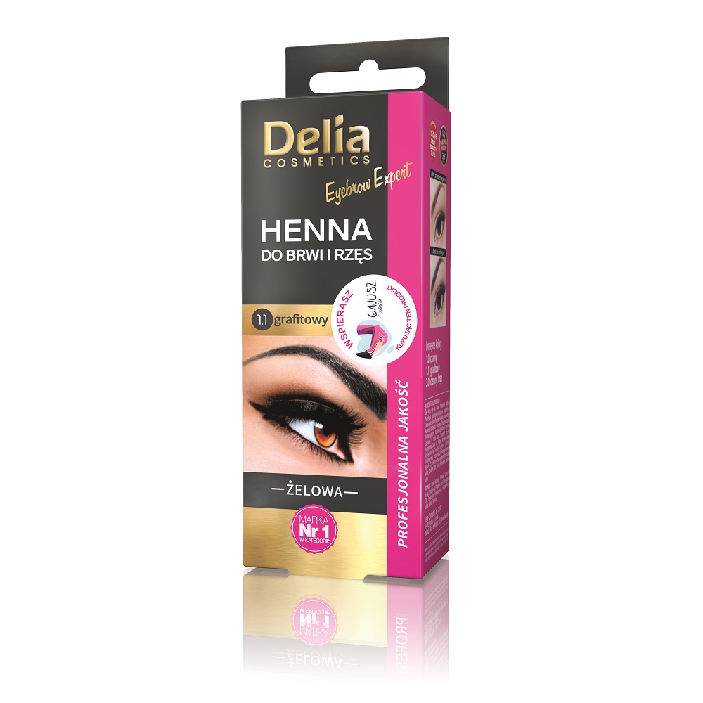 66349801618404996 Eyebrow Expert żelowa henna do brwi i rzęs 1.1 Grafit 15ml - obrazek 1