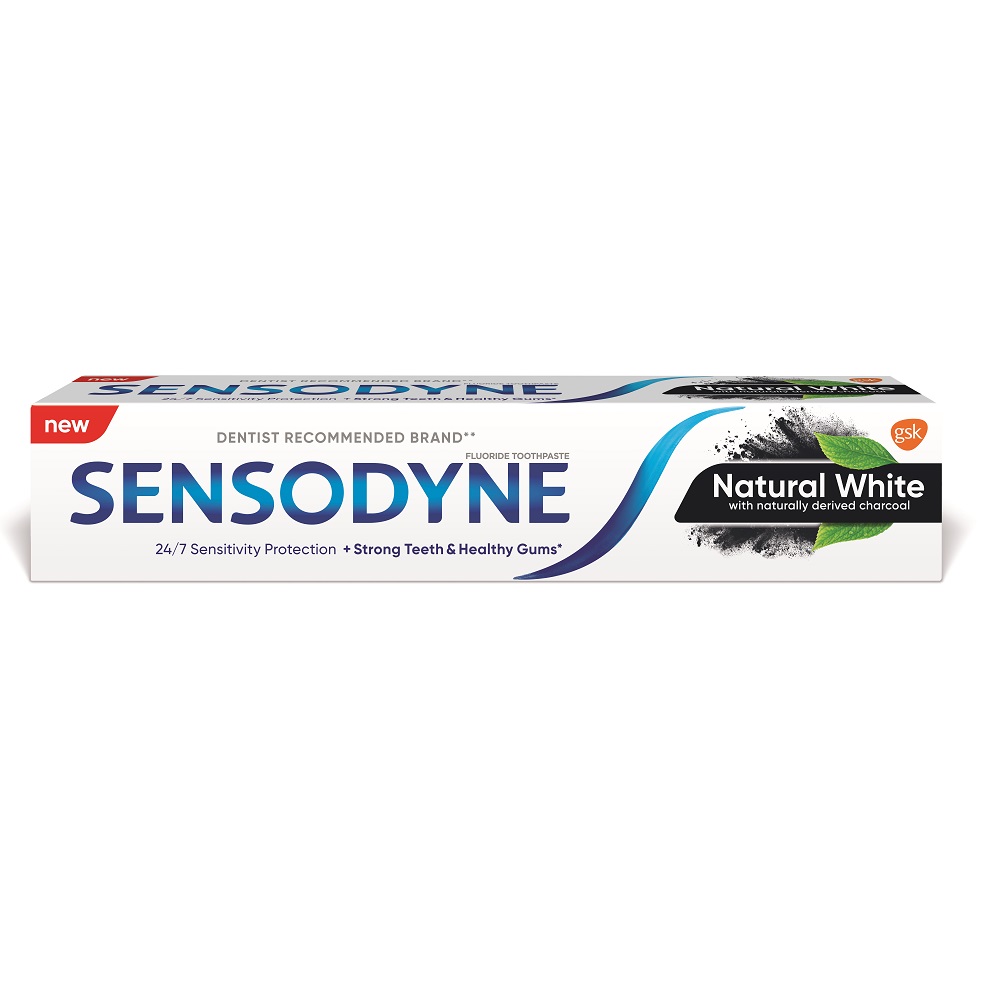 66410711643892091 Natural White wybielająca pasta do zębów z węglem aktywnym 75ml - obrazek 1