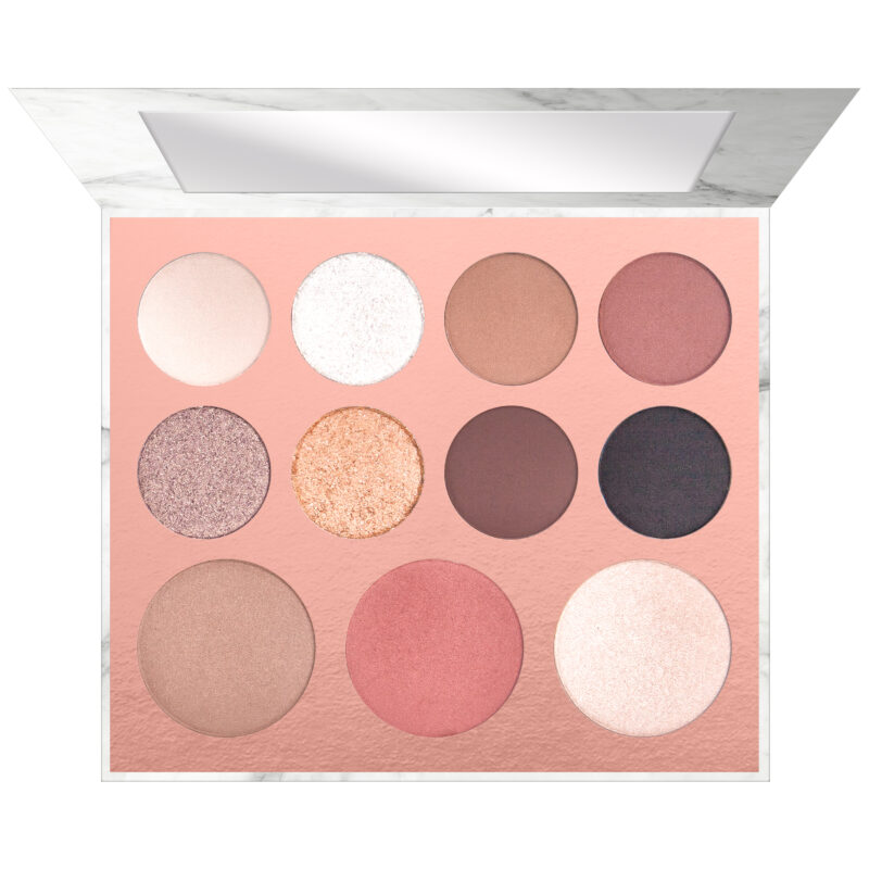66507771728992631 Makeup Palette multifunkcyjna paleta do makijażu oczu i twarzy 01 Dusk Lover 18.5g - obrazek 1
