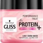 Performance Treat 4-in-1 Shine Mask maska nabłyszczająca do włosów Protein + Babassu Nut Oil 400ml