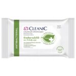 Antibacterial biodegradowalne chusteczki odświeżające z płynem antybakteryjnym 15szt.