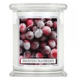 Średnia świeca zapachowa z dwoma knotami Frosted Cranberry 411g