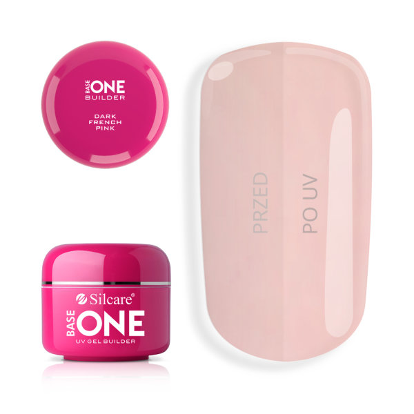 66662341611579251 Base One Dark French Pink żel budujący do paznokci 30g - obrazek 1