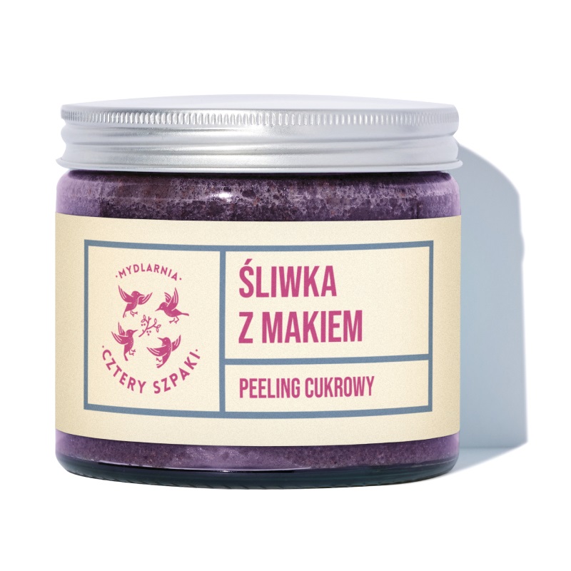 66696681702033782 Peeling cukrowy do ciała Śliwka z Makiem 250ml - obrazek 1
