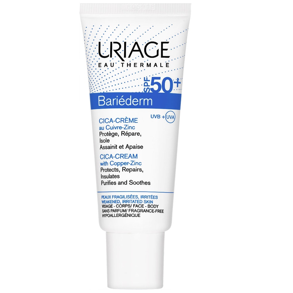 66743321661342083 Bariederm Cica Cream With Cu-Zn krem z miedzią i cynkiem SPF50+ 40ml - obrazek 1