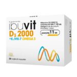 D3 2000 + K2 MK-7 + OMEGA 3 suplement diety 30 kapsułek