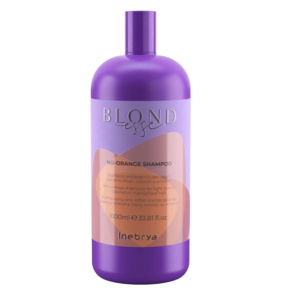 66867531644424570 Blondesse No-Orange Shampoo szampon do włosów jasnobrązowych farbowanych i rozjaśnianych 1000ml - obrazek 1