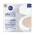 Hyaluron Cellular Filler 3in1 Care Cushion pielęgnujący krem-podkład w poduszce SPF15 03 Dark 15g
