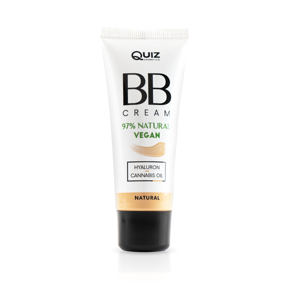 67069221758618063 BB Cream krem BB wzbogacony kwasem hialuronowym i olejem konopnym Natural 30ml - obrazek 1