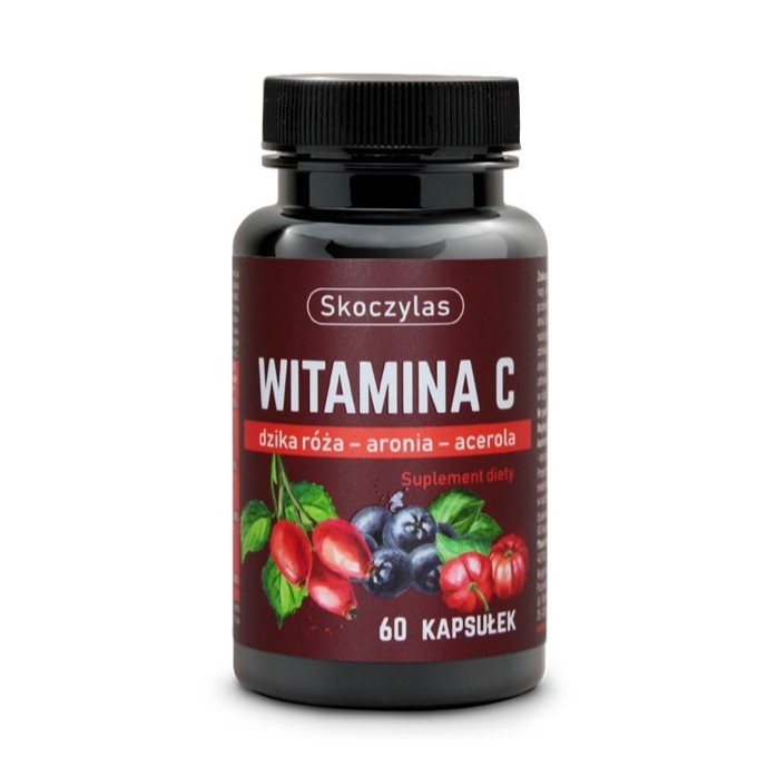 67099831742824343 Witamina C Trio Dzika Róża + Aronia + Acerola suplement diety 60 kapsułek - obrazek 1
