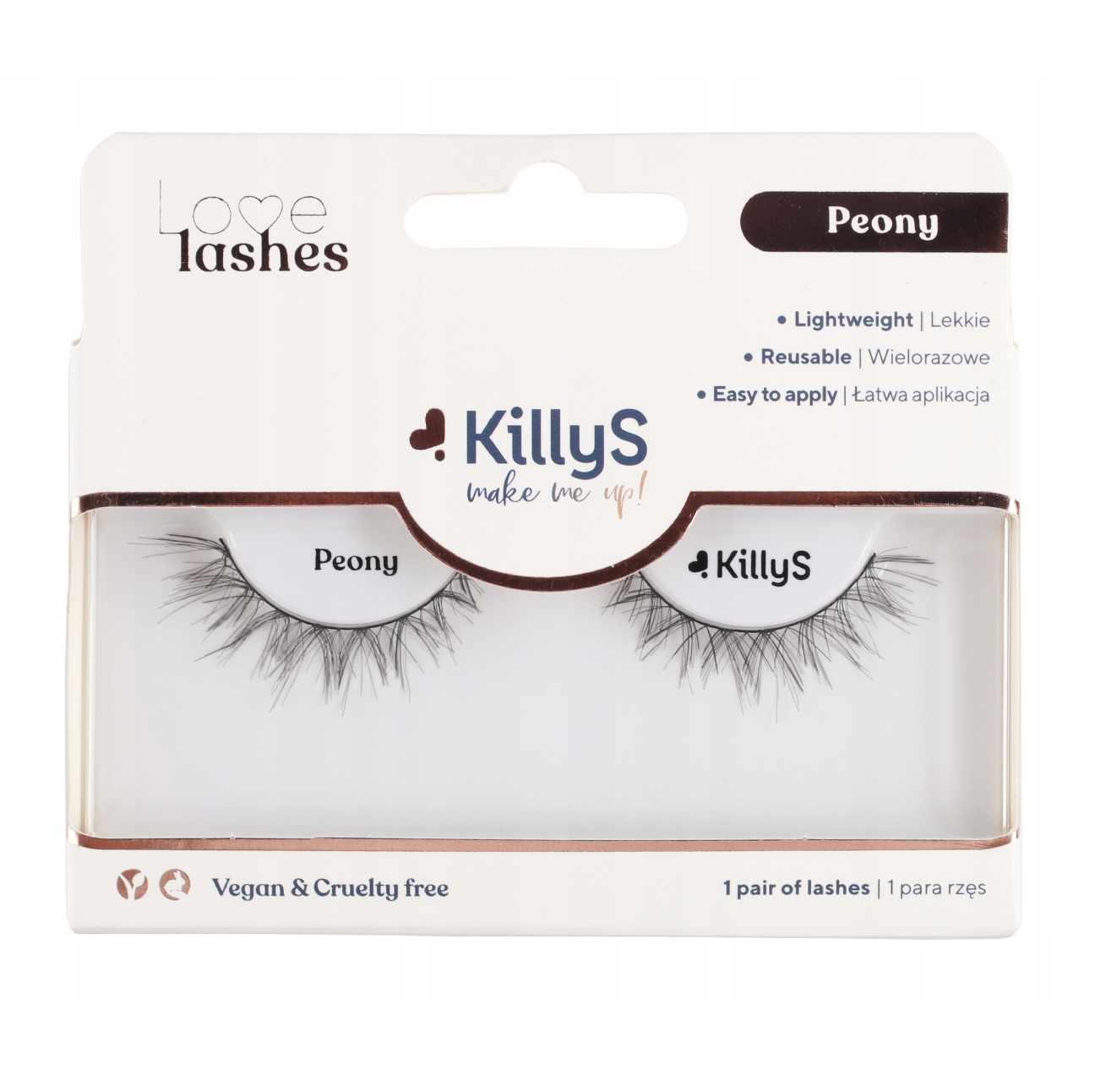67126341660734141 Make Me Up! Love Lashes sztuczne rzęsy na pasku Peony - obrazek 1