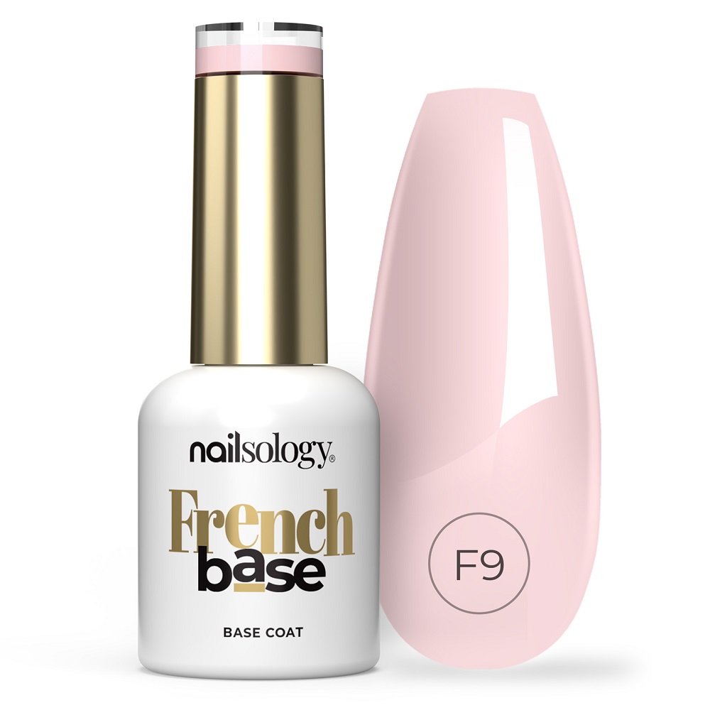 67185151766123320 Nailsology French Base kolorowa baza hybrydowa F9 Sweet Bubblegum 8ml - obrazek 1