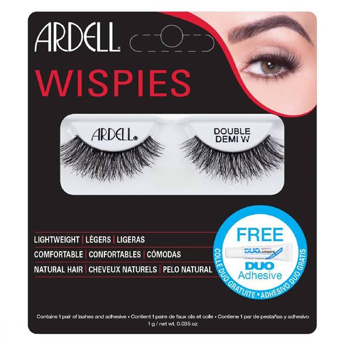 67254601650367416 Wispies Double Demi W para sztucznych rzęs Black + Duo Adhesive klej do rzęs 1g - obrazek 1