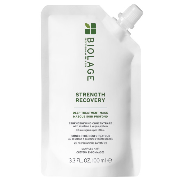 67390061761542449 Biolage Strength Recovery maska głęboko regenerująca do włosów zniszczonych 100ml - obrazek 1