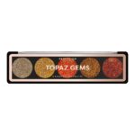 Topaz Gems Eyeshadow Palette paleta 5 cieni do powiek