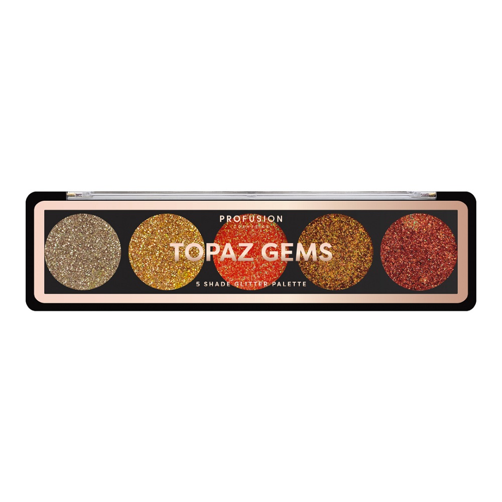 67391271636543952 Topaz Gems Eyeshadow Palette paleta 5 cieni do powiek - obrazek 1
