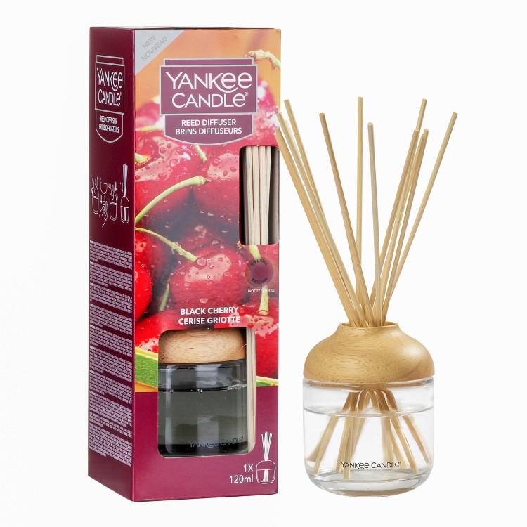 67477171575897099 Reed Diffuser pałeczki zapachowe z dyfuzorem Black Cherry 120ml - obrazek 1