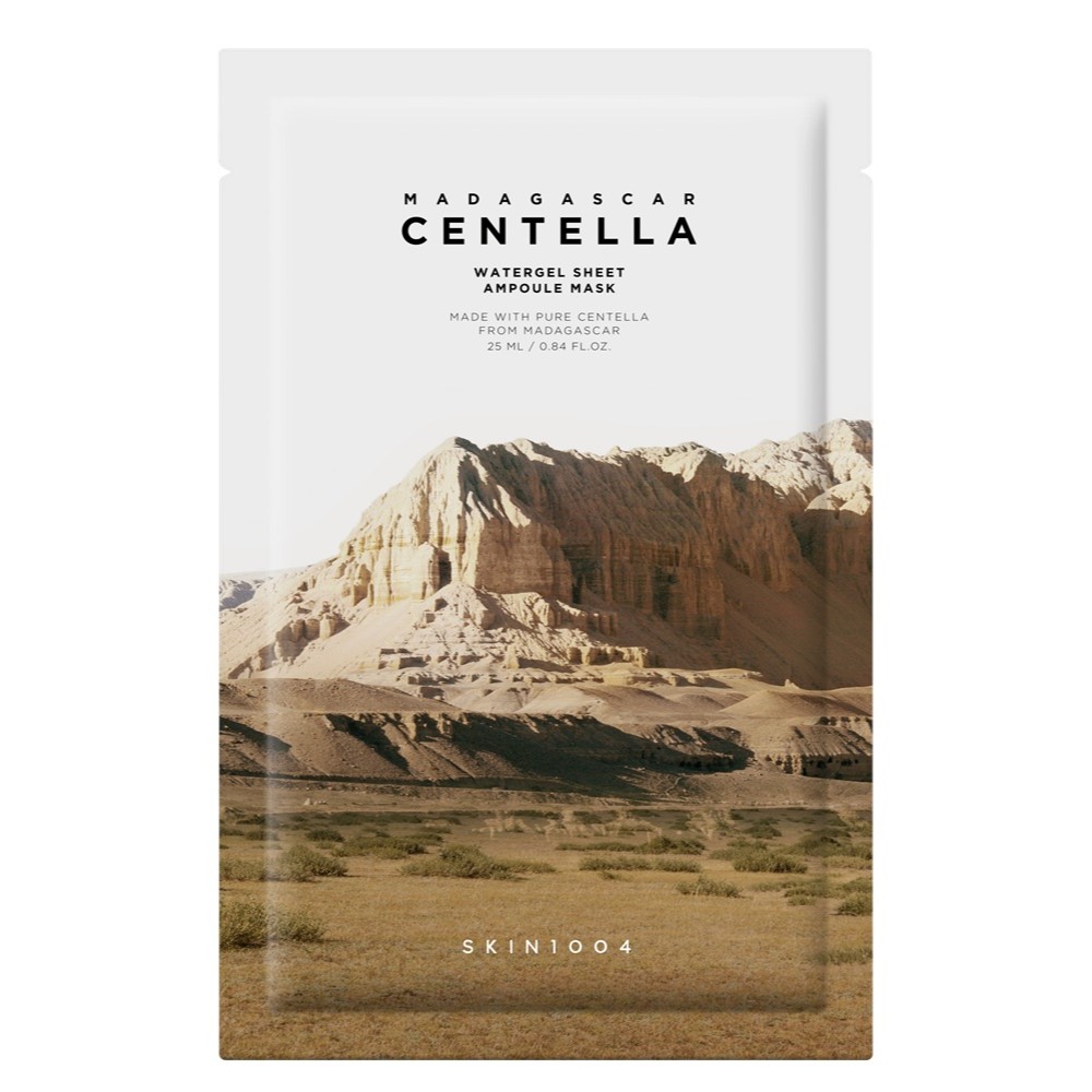 67491391757323104 Madagascar Centella Watergel Sheet Ampoule Mask hydrożelowa maska w płachcie z wąkrotą azjatycką 25ml - obrazek 1