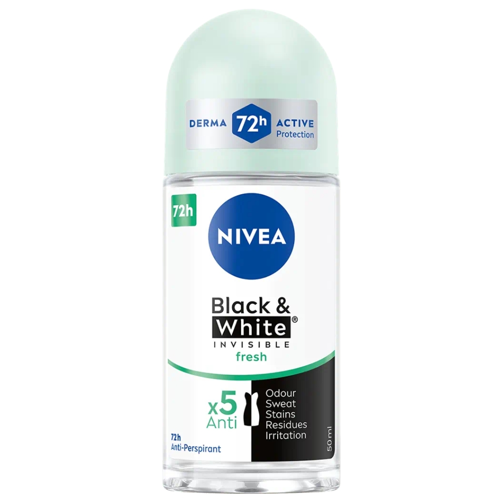 6751461753955281 Black&White Invisible Fresh antyperspirant w kulce 50ml - obrazek 1