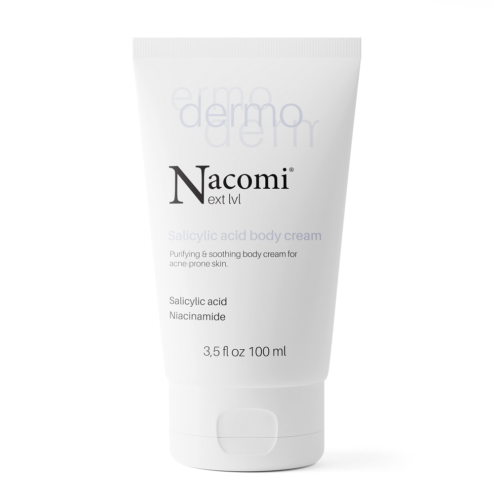 67583671659944718 Next Level Dermo oczyszczająco-łagodzący krem do ciała z kwasem salicylowym i niacynamidem 100ml - obrazek 1