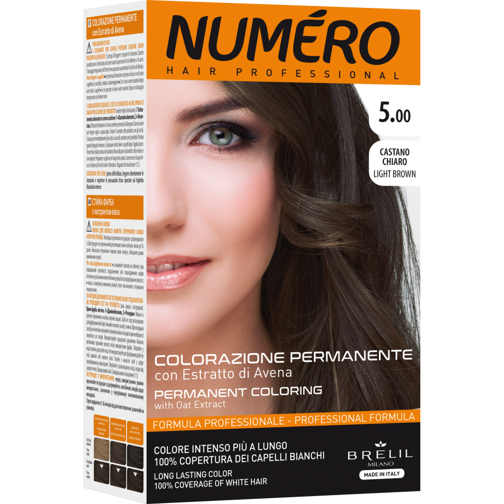 67632271662975815 Permanent Coloring farba do włosów 5.00 Light Brown 140ml - obrazek 1