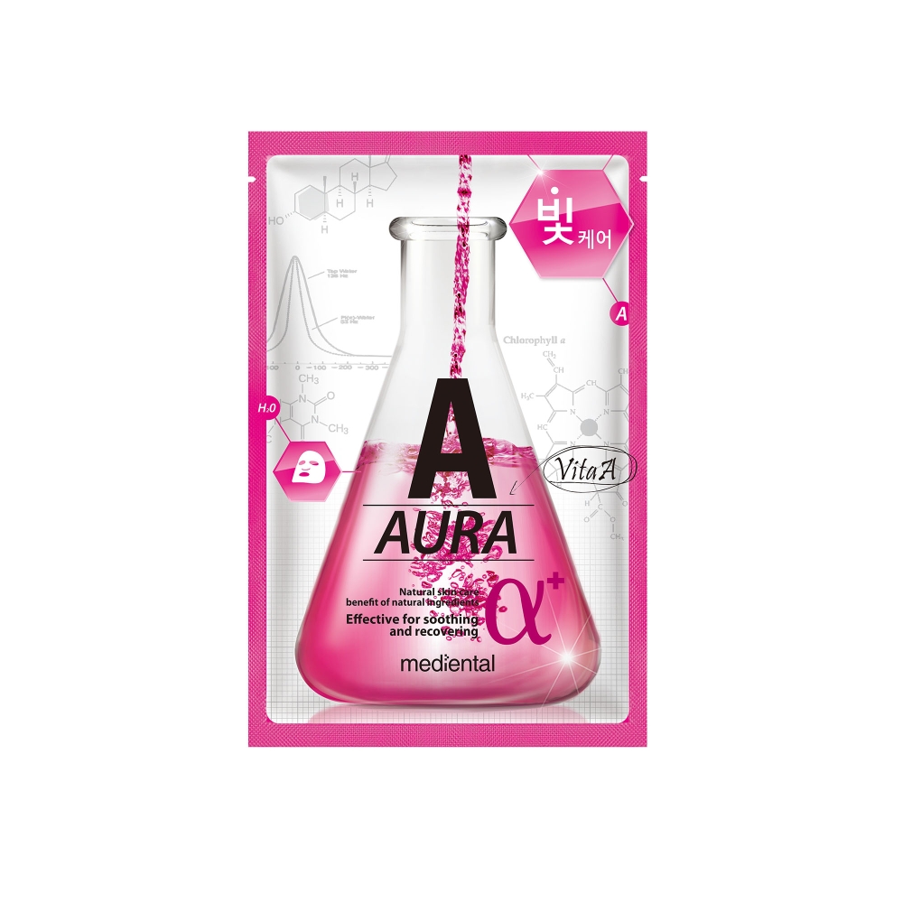 67663801571907142 Mediental Alpha Aura kojąco-regenerująca maska w płachcie z witaminą A 23ml - obrazek 1