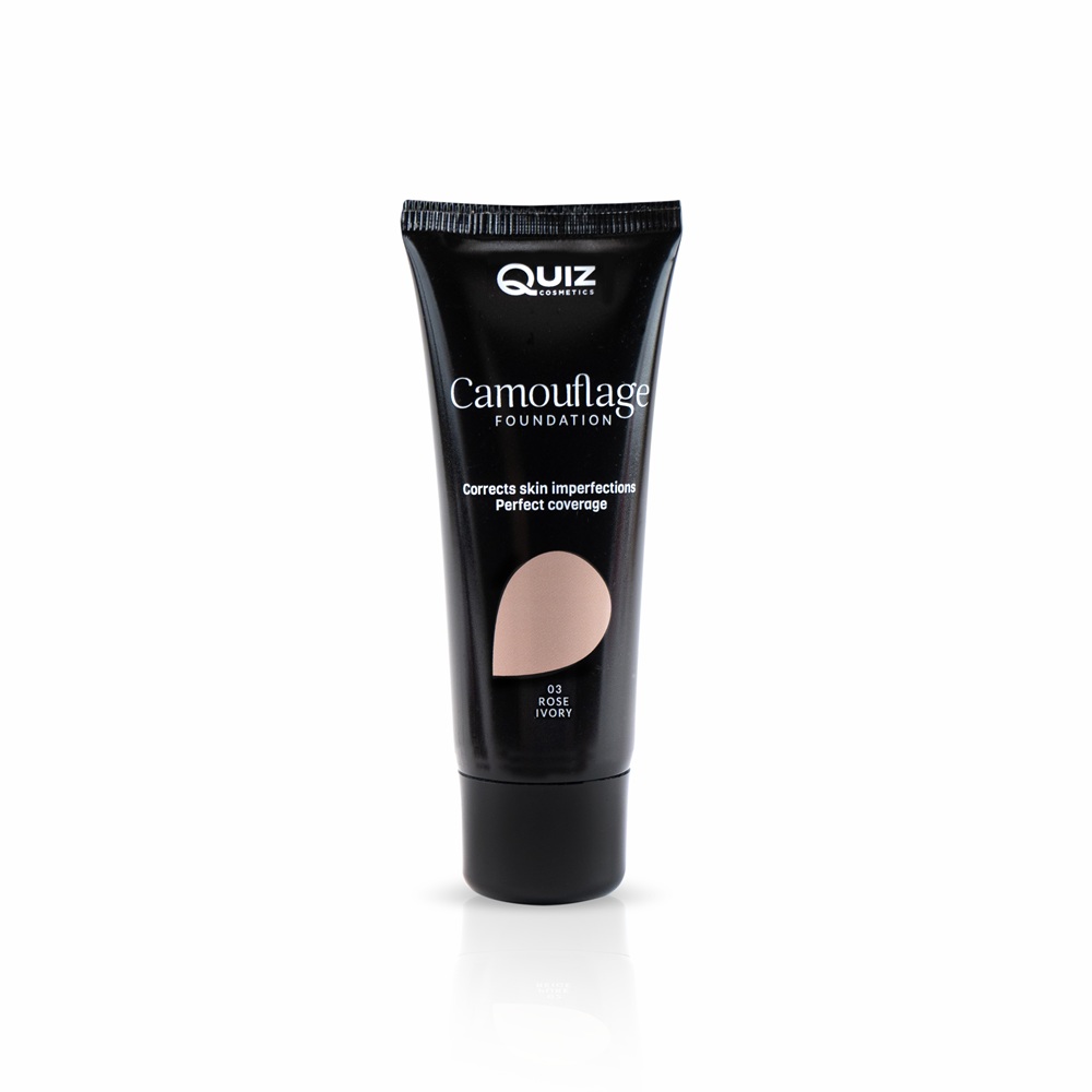 6774751758624124 Camouflage Foundation kryjący podkład wzbogacony witaminą E N°03 Rose Ivory 30ml - obrazek 1