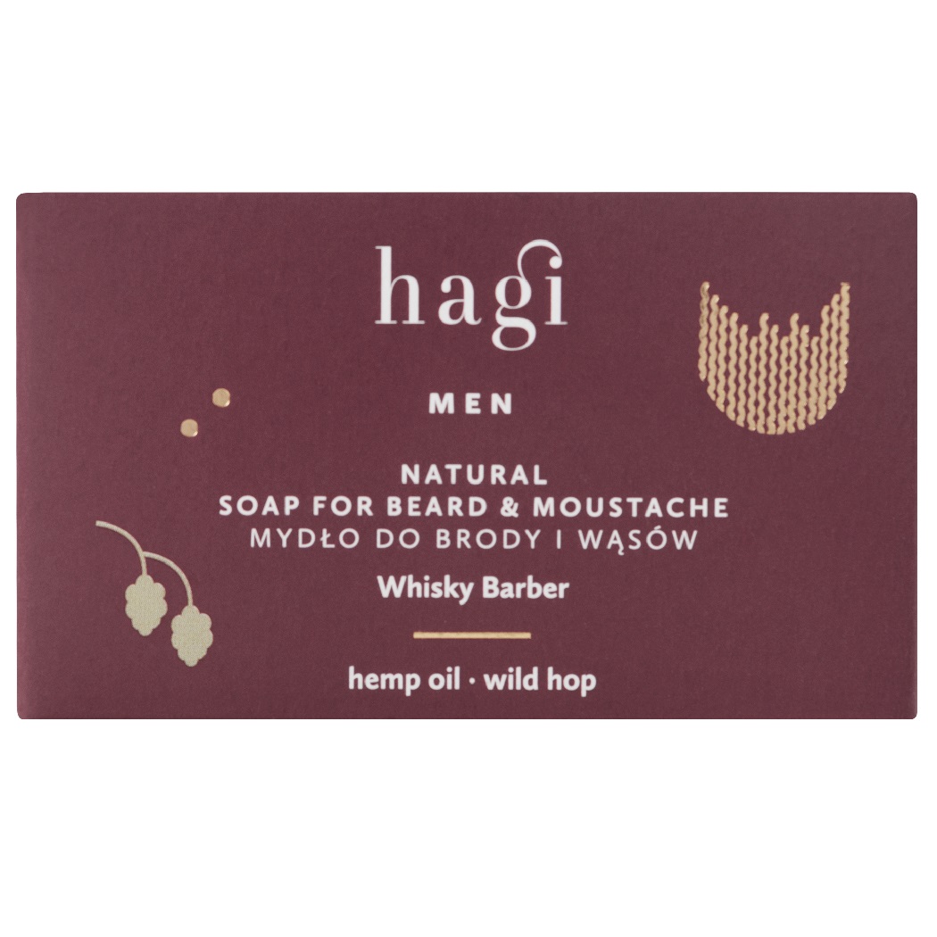 67878751699012471 Naturalne mydło do brody i wąsów Whisky Barber 100g - obrazek 1