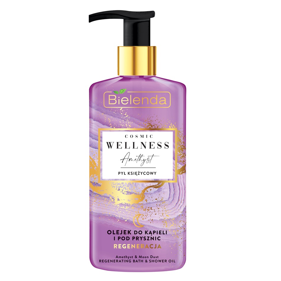 67919011650629518 Cosmic Wellness olejek do kąpieli i pod prysznic Amethyst i Księżycowy Pył 250ml - obrazek 1