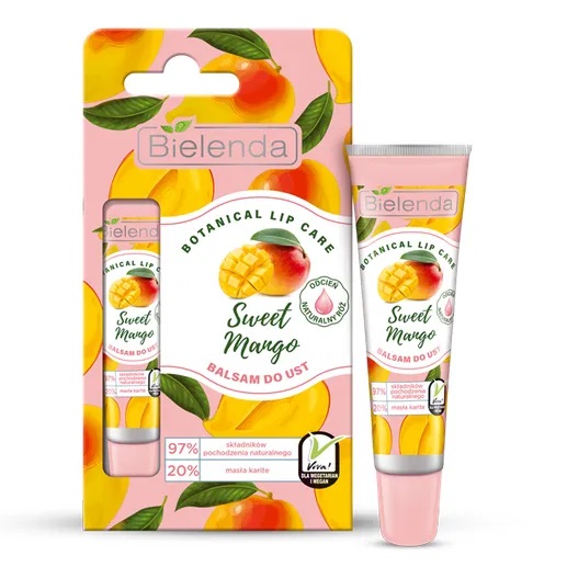 67962921650892435 Botanical Lip Care balsam do ust Sweet Mango 10g - obrazek 1