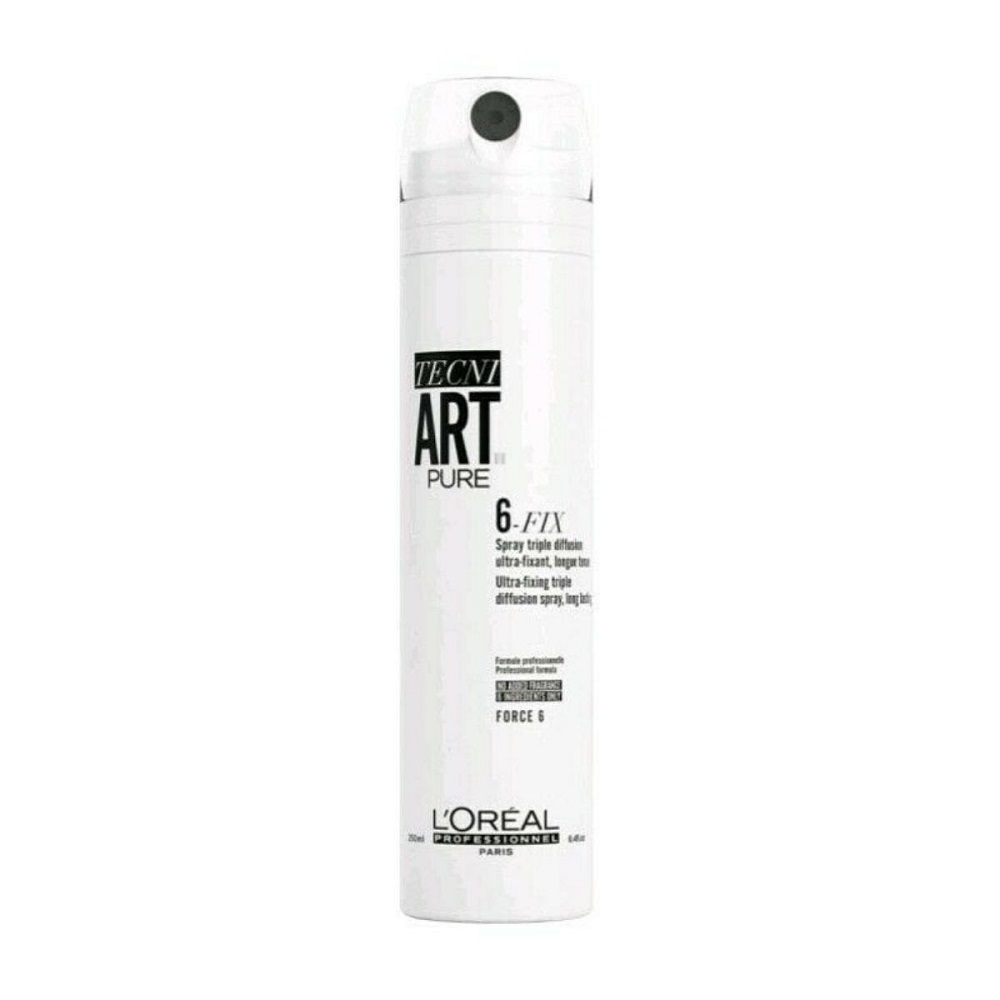 67995931572948828 Tecni Art Pure 6-Fix Ultra-Fixing Triple Diffusion Spray lakier do włosów Force 6 250ml - obrazek 1