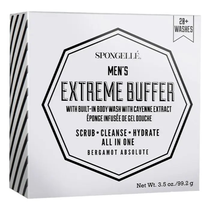 68025891679415129 20+ Men's Buffer gąbka nasączona mydłem do mycia ciała Extreme - obrazek 1