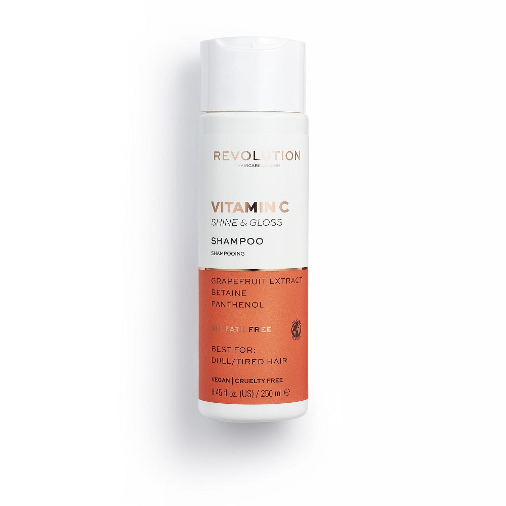 68121751660818920 Haircare Vitamin C Shine & Gloss Shampoo nadający połysk szampon do włosów matowych i zmęczonych 250ml - obrazek 1
