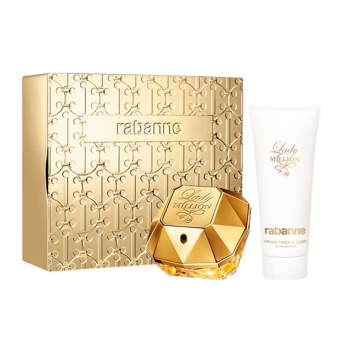68138601734116369 Lady Million zestaw woda perfumowana spray 80ml + balsam do ciała 100ml - obrazek 1