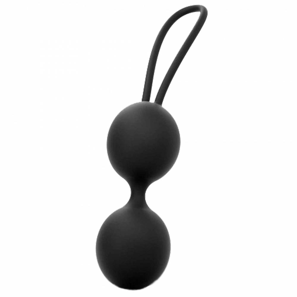 68153241627988033 Dual Balls silikonowe kulki gejszy Black - obrazek 1