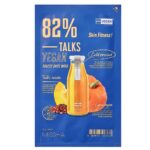 Talks Vegan Squeeze Sheet Mask wygładzająca maseczka w płachcie do skóry problemowej Skin Fitness 27g