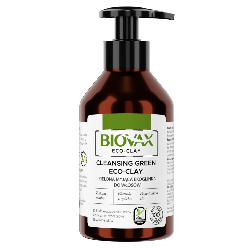 68308301659355853 Ekoglinka zielona myjąca ekoglinka do włosów 200ml - obrazek 1
