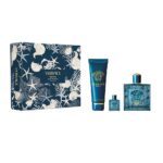 Eros zestaw perfumy spray 100ml + perfumy spray 5ml + żel pod prysznic 150ml