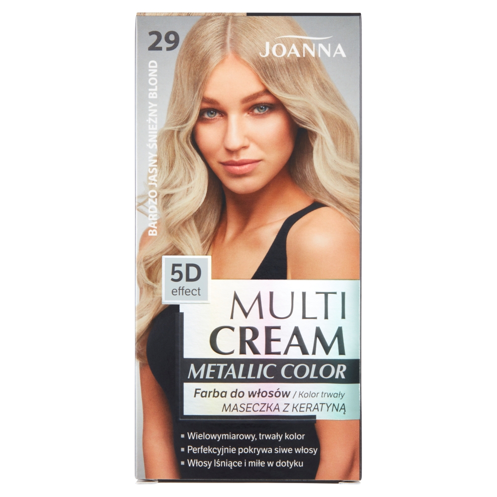 68338761641299919 Multi Cream Metallic Color farba do włosów 29 Bardzo Jasny Śnieżny Blond - obrazek 1