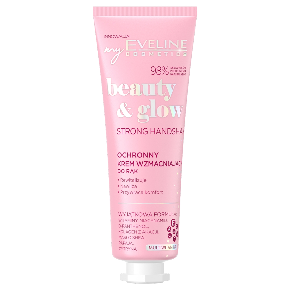 6839451651219536 Beauty & Glow ochronny krem wzmacniający do rąk 50ml - obrazek 1