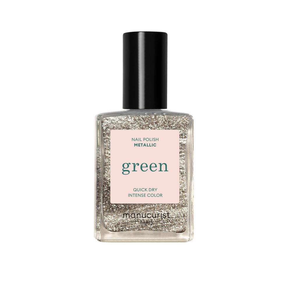 68397641767975764 Green Nail Polish lakier do paznokci Metallic 15ml - obrazek 1